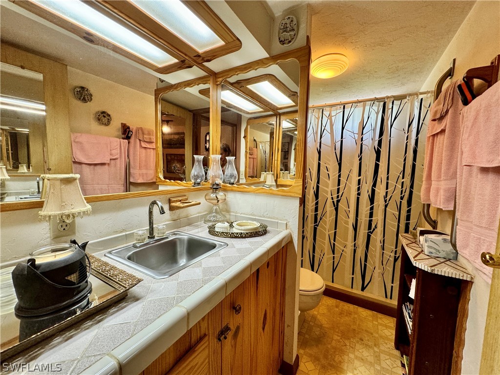 720 E Road LaBelle, FL 33935 - Photo 31 of 40 a bathroom with a sink and a mirror
