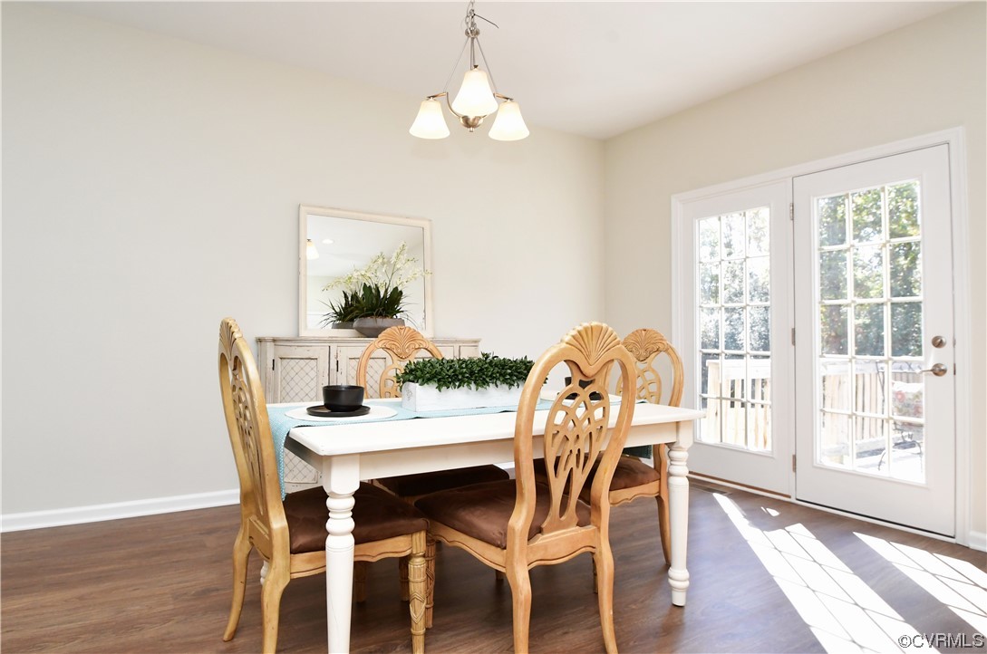5509 Riverside Heights Way Richmond, VA 23225 - Photo 8 of 28 a view of a dining room with furniture window and wooden floor