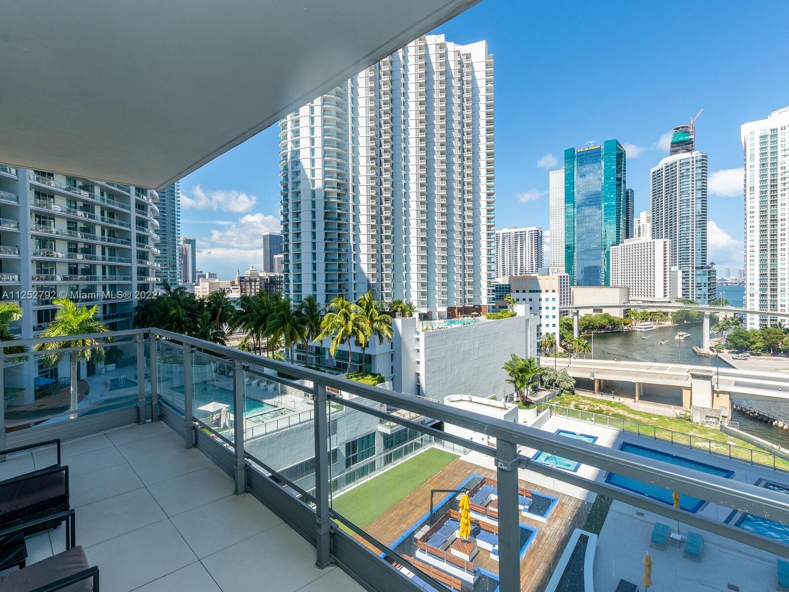92 Southwest 3rd Street, Unit 1510 Miami, FL 33130 - Photo 49 of 90 a view of swimming pool with outdoor seating