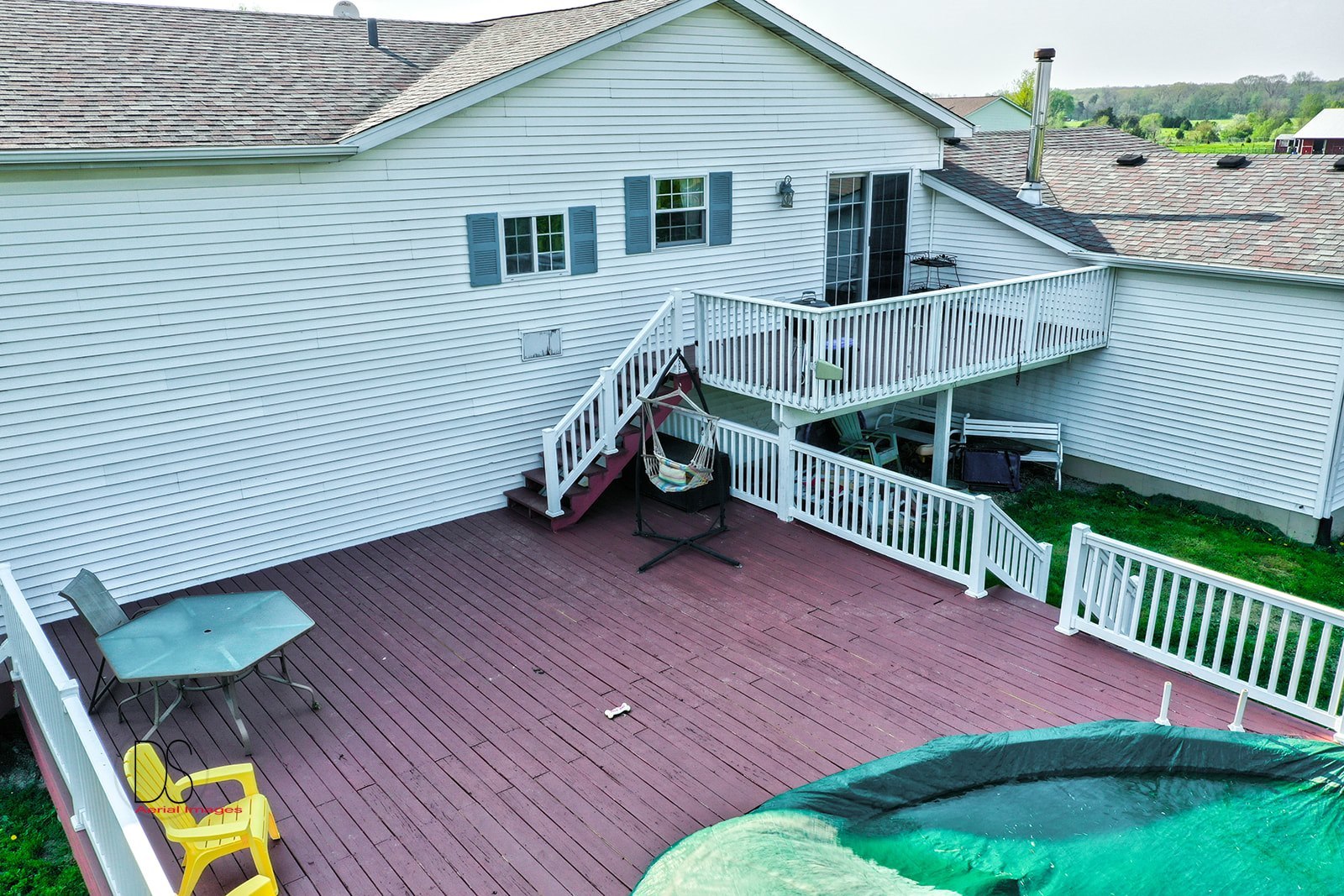 2064 North 3569th Road Serena, IL 60549 - Photo 25 of 36 a view of a house with wooden deck