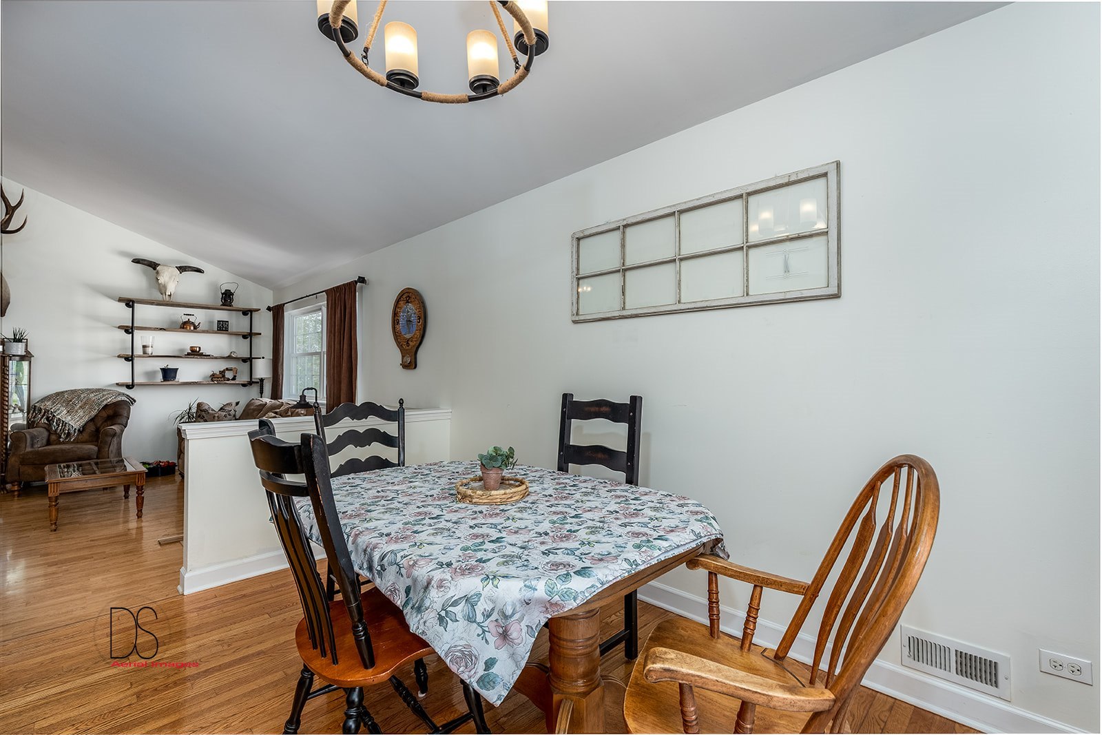 2064 North 3569th Road Serena, IL 60549 - Photo 7 of 36 a view of a dining room with furniture and wooden floor