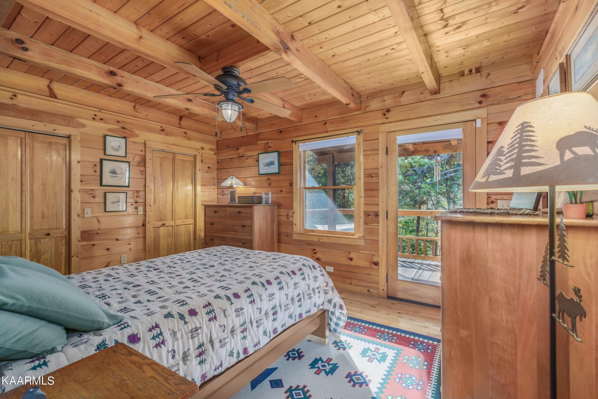 1524 Sandy Ridge Road Dandridge, TN 37725 - Photo 30 of 42 a bedroom with a bed next to a window