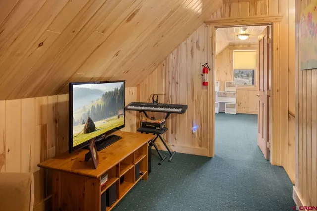 a room with furniture and windows