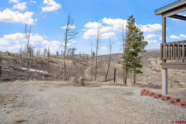 a green field with mountains in the background