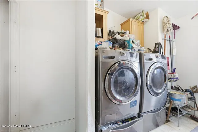 a view of a terrace with a lake view