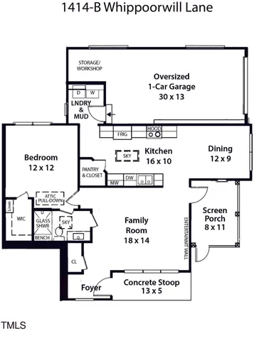 $2,800 | 1414 B Whippoorwill Lane, Chapel Hill, NC 27517