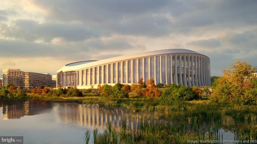 1926 Bennett Place Northeast Washington, DC 20002 - Photo 37 of 38 Modern stadium reflecting on tranquil waters.