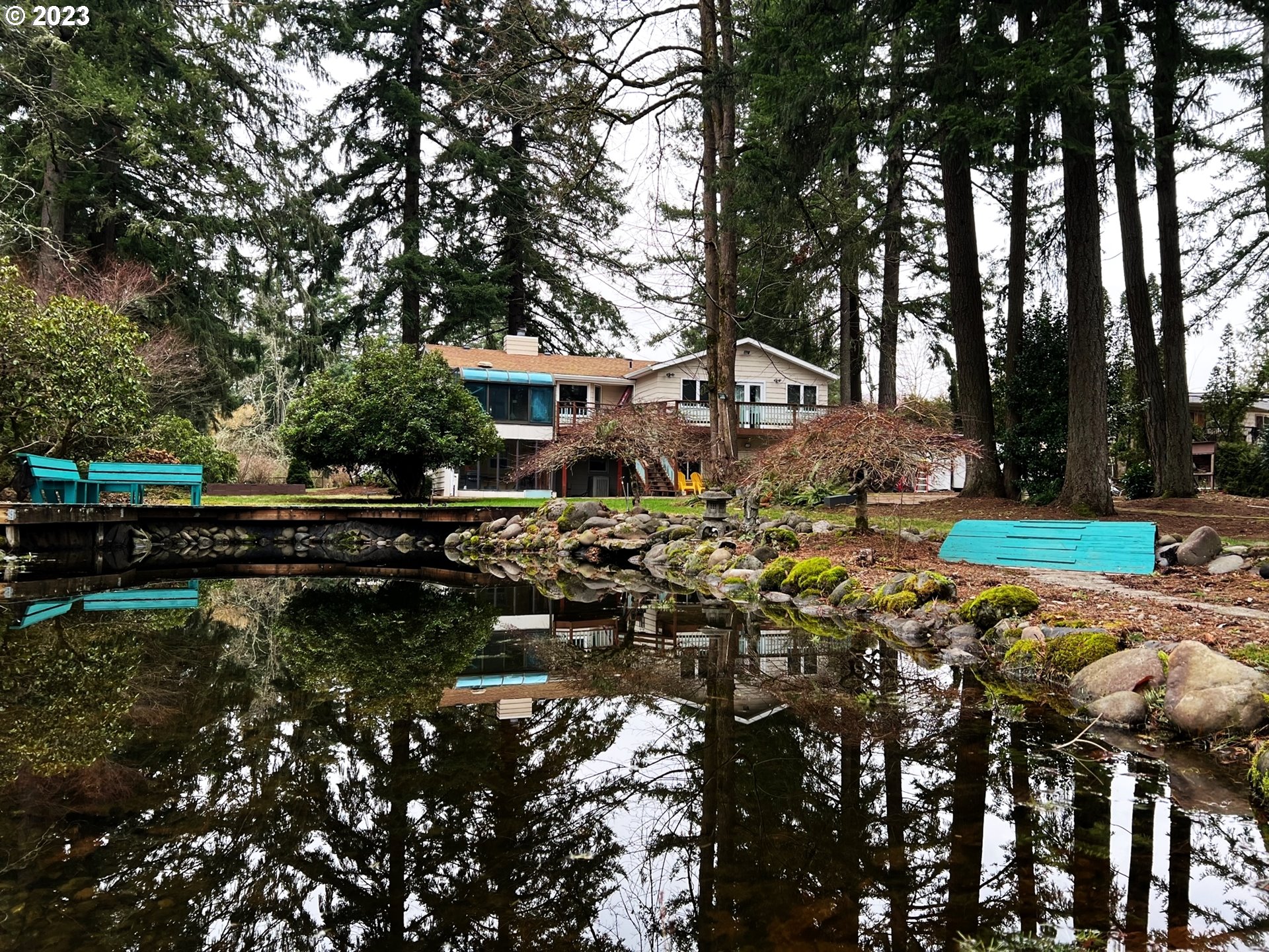 18173 Southeast Richey Road Gresham, OR 97080 - Photo 22 of 23 a view of a yard with plants and trees