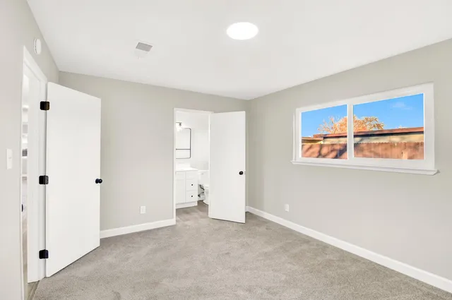 a view of an empty room