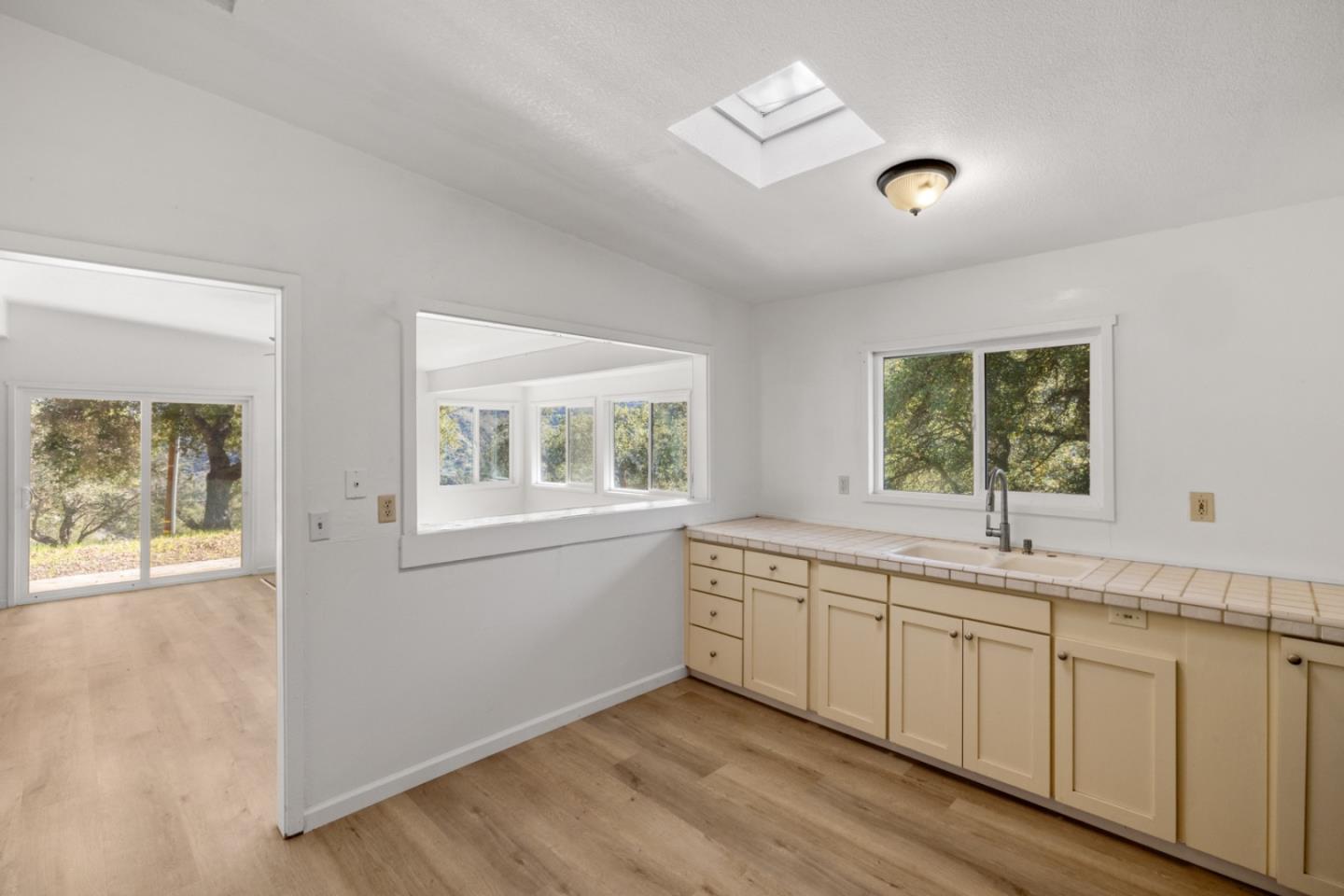 47292 Arroyo Seco Road Greenfield, CA 93927 - Photo 19 of 37 a view of a kitchen counter space and windows