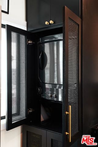 a close view of water heater room