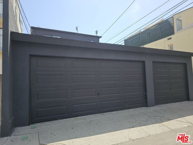 a close up of a door