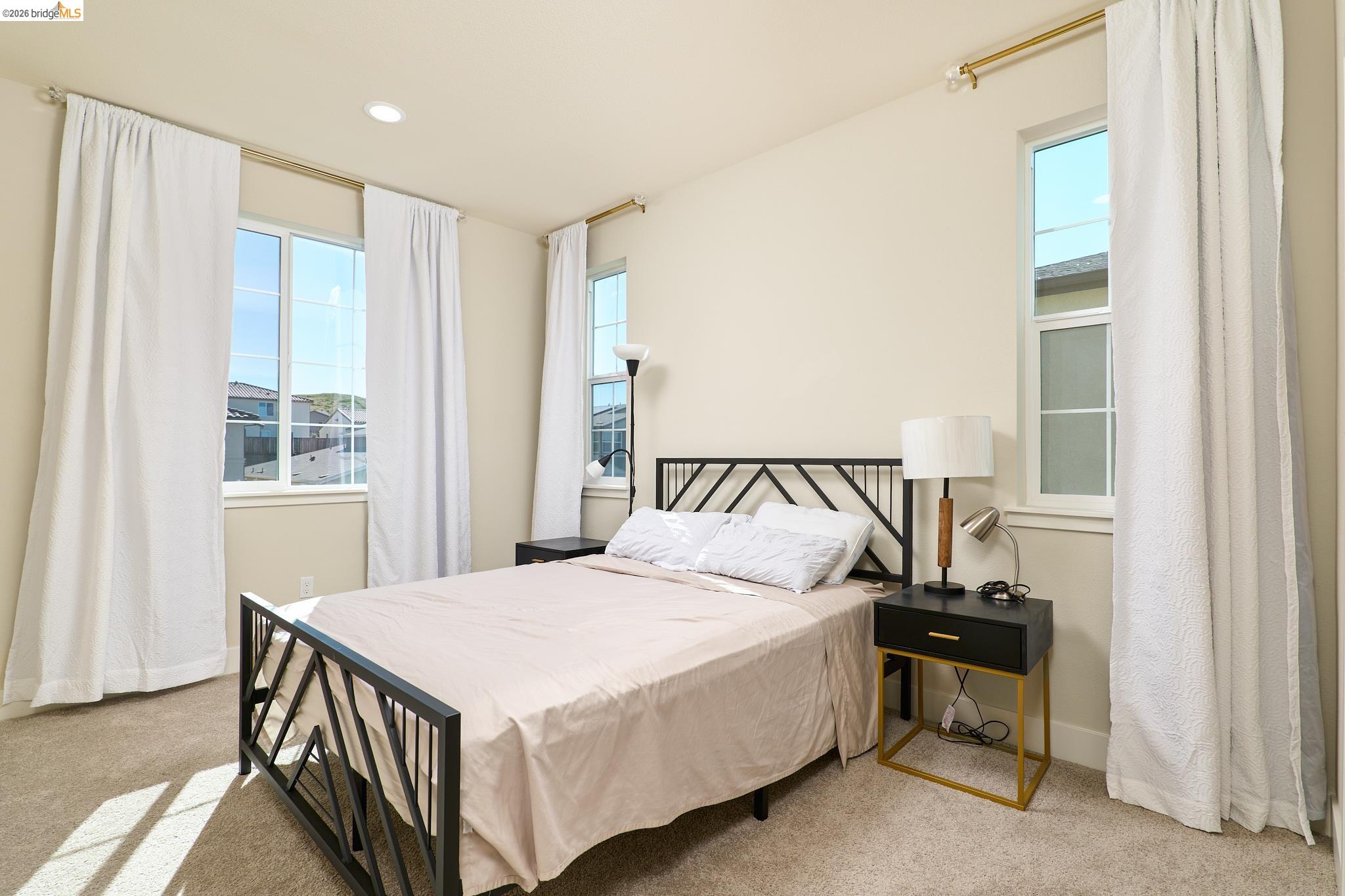 5532 Promontory Way Antioch, CA 94531 - Photo 22 of 45 Bedroom with light carpet and recessed lighting