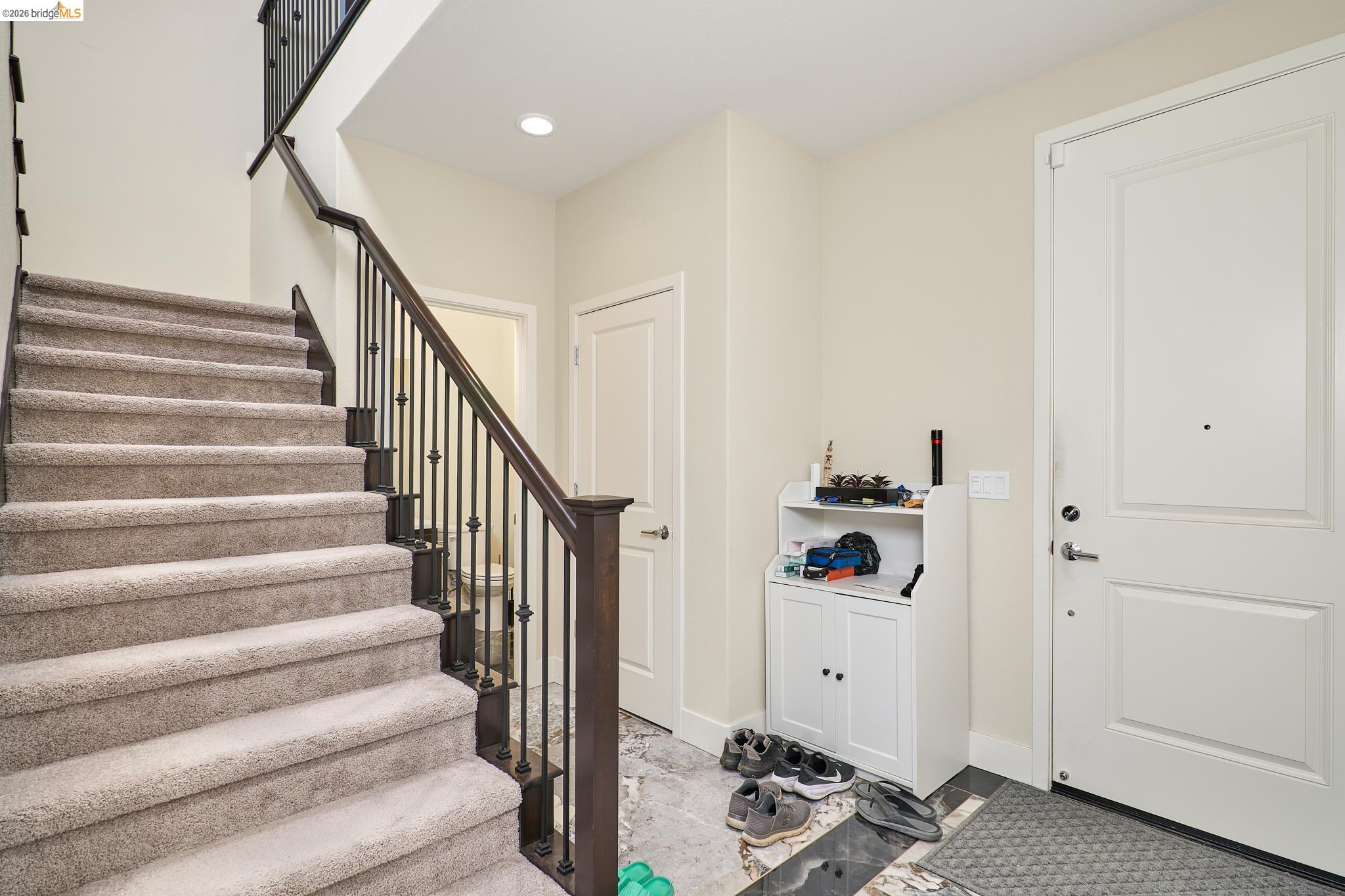 5532 Promontory Way Antioch, CA 94531 - Photo 3 of 45 Entrance foyer featuring stairs and recessed lighting