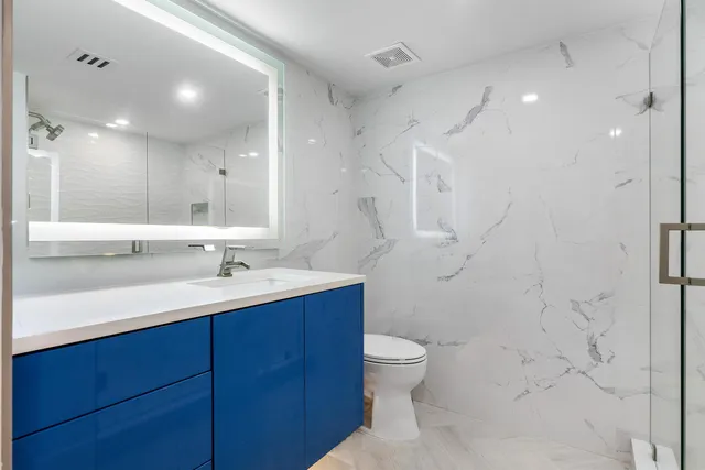 a view of an ocean and a beach