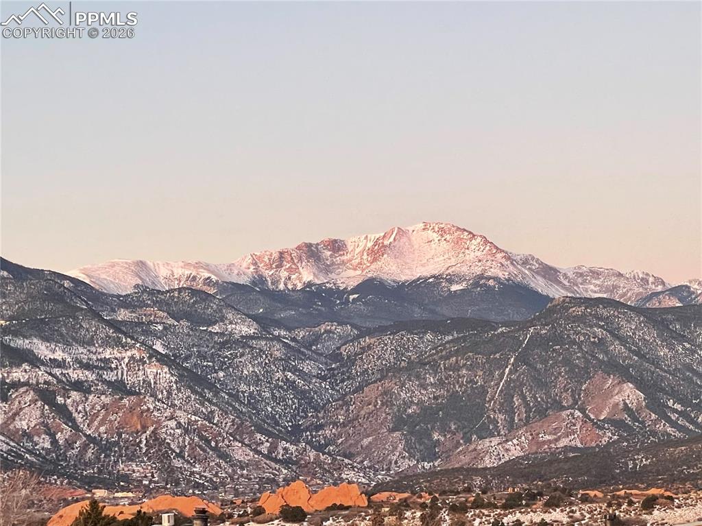 1142 Fontmore Road, Unit C Colorado Springs, CO 80904 - Photo 29 of 47 View of Pikes Peak from the deck