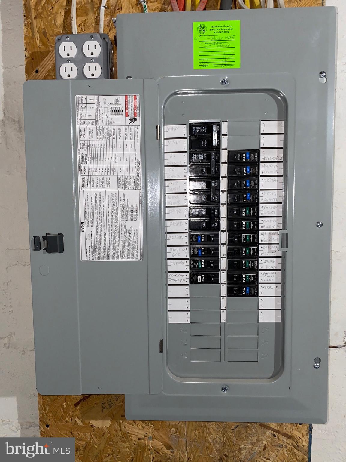 915 Martin Road Baltimore, MD 21221 - Photo 22 of 34 New 220 Volt Electrical Box