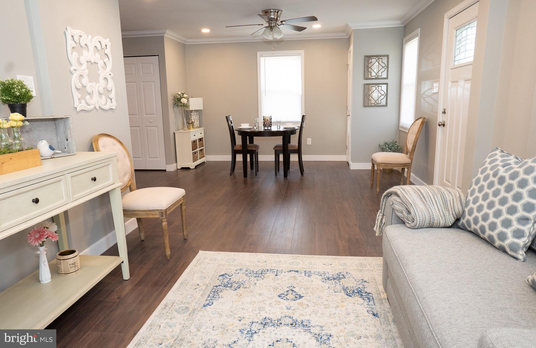 915 Martin Road Baltimore, MD 21221 - Photo 3 of 34 Freshly Painted in Neutral Grey & Crowned in White