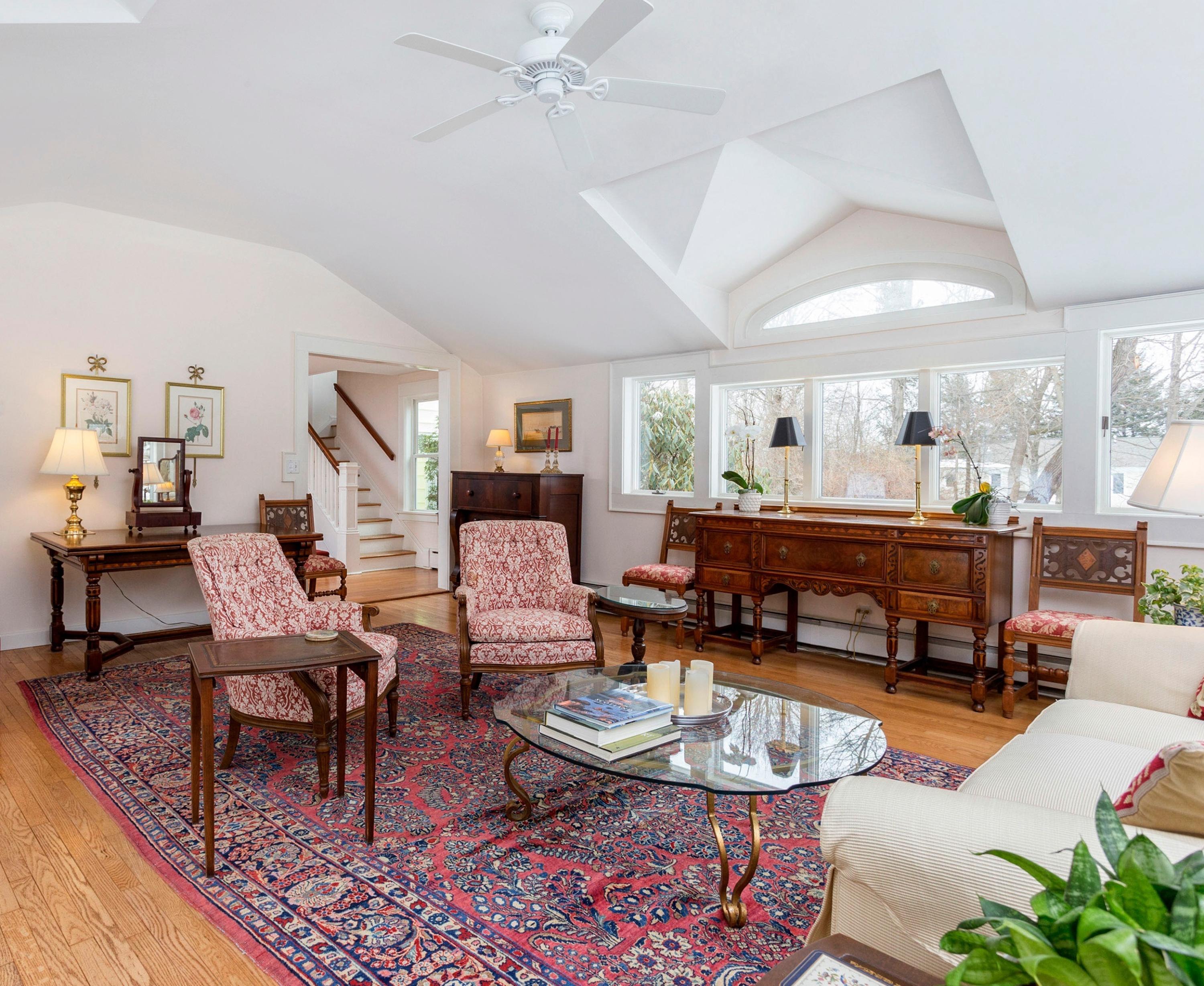 6 Locust Hill Road Darien, CT 06820 - Photo 12 of 18 a living room with furniture and wooden floor