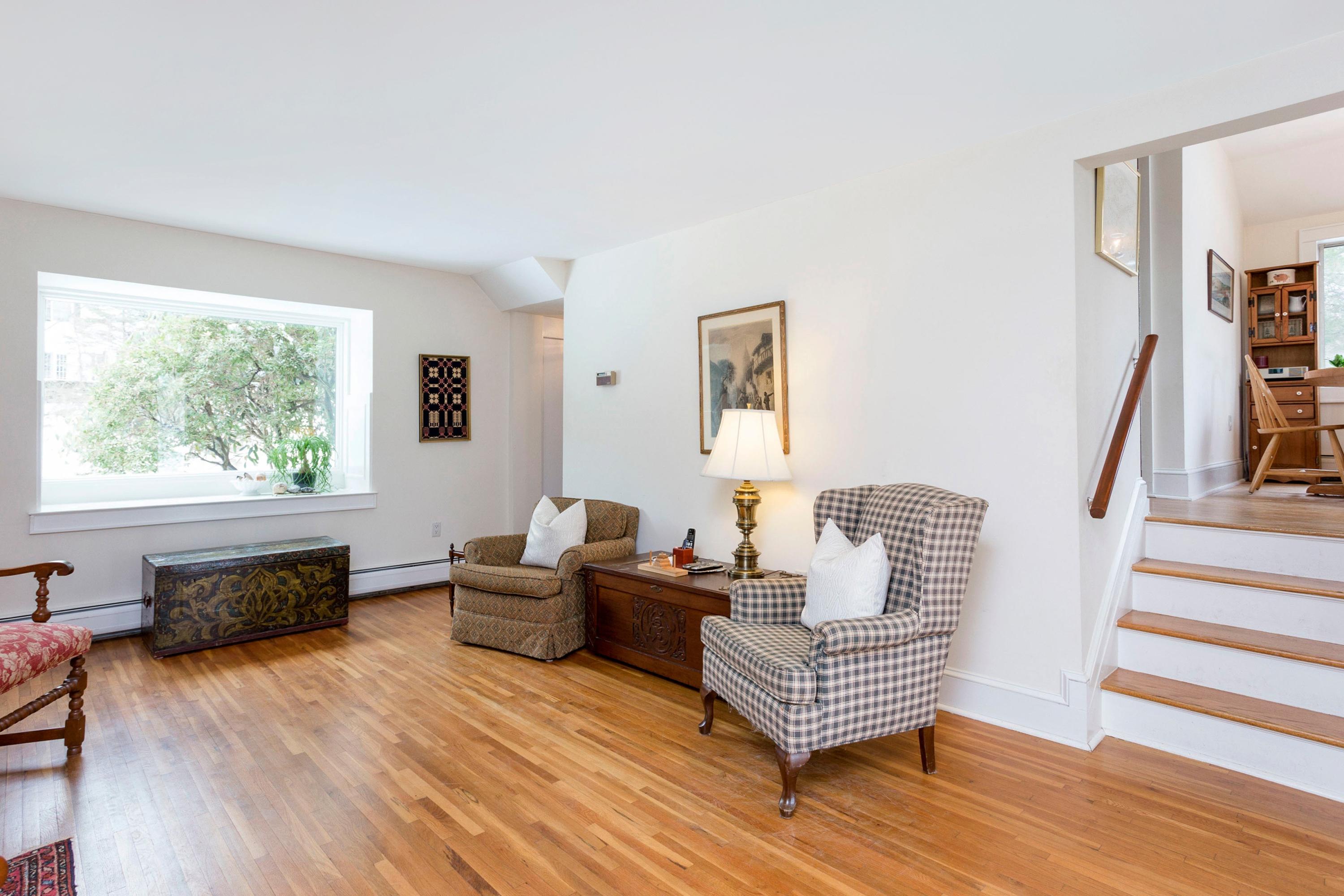 6 Locust Hill Road Darien, CT 06820 - Photo 4 of 18 a living room with furniture and a wooden floor