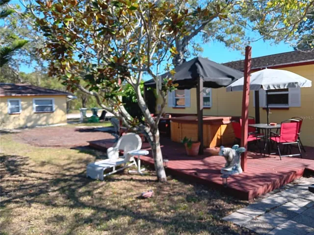 a view of a small space