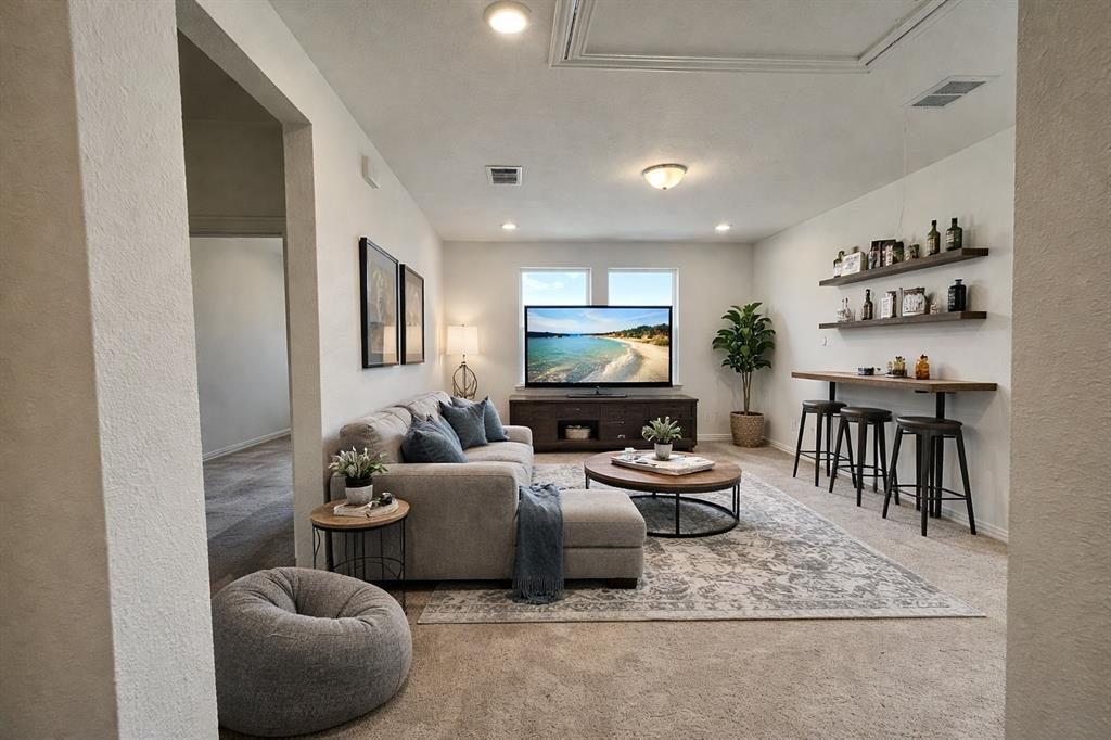 1701 Game Crk Court Forney, TX 75126 - Photo 17 of 28 Virtually staged media room