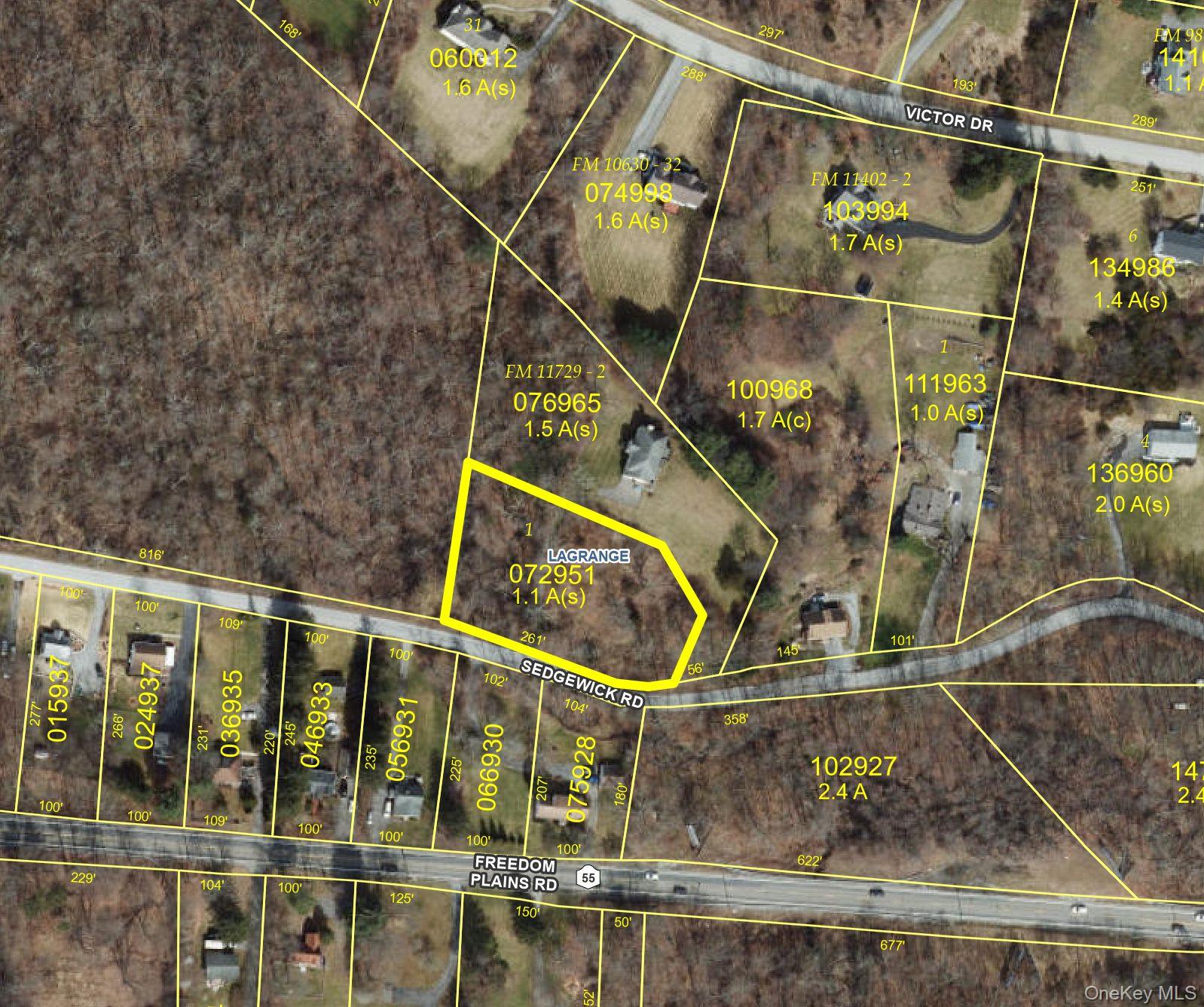 Lot #1 Sedgewick Road Poughkeepsie, NY 12603 - Photo 2 of 5 Map