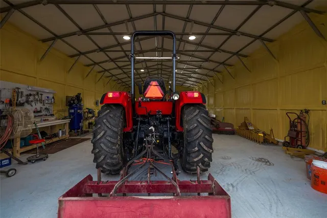 a view of a lake with houses in the back