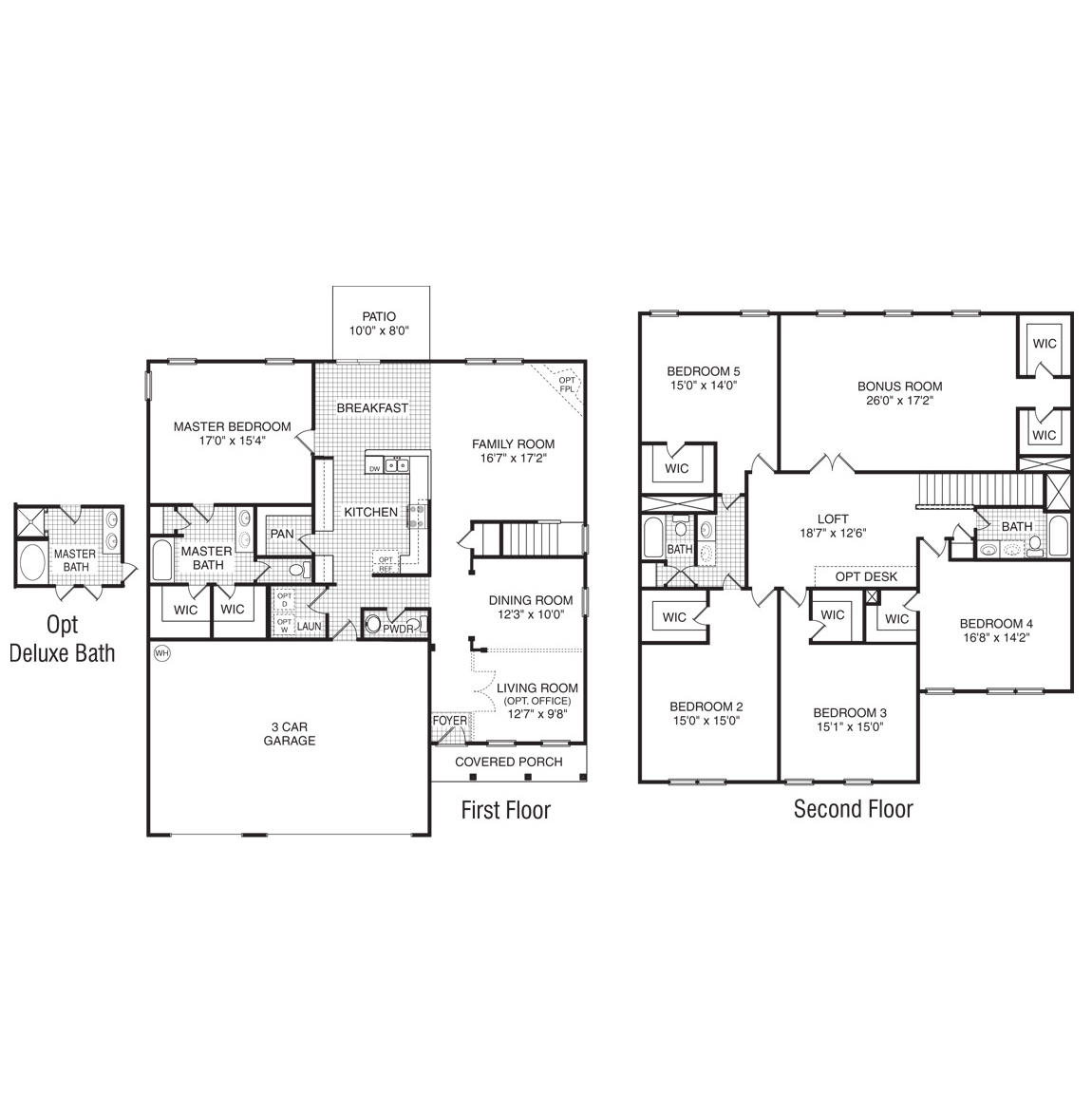 144 Ridgelake Circle, Unit 122 Fort Oglethorpe, GA 30742 - Photo 2 of 2 hatteras-floorplan-web3