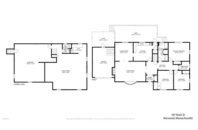 $650,000 | 167 Rock Street, Norwood, MA 02062