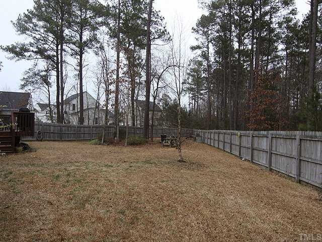 8300 Neuse Rapids Road Raleigh, NC 27616 - Photo 11 of 12 Large, Level, Fenced Yard - Great for Kids or Pets!