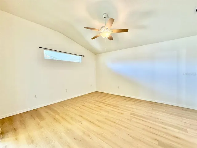 en view of an empty room