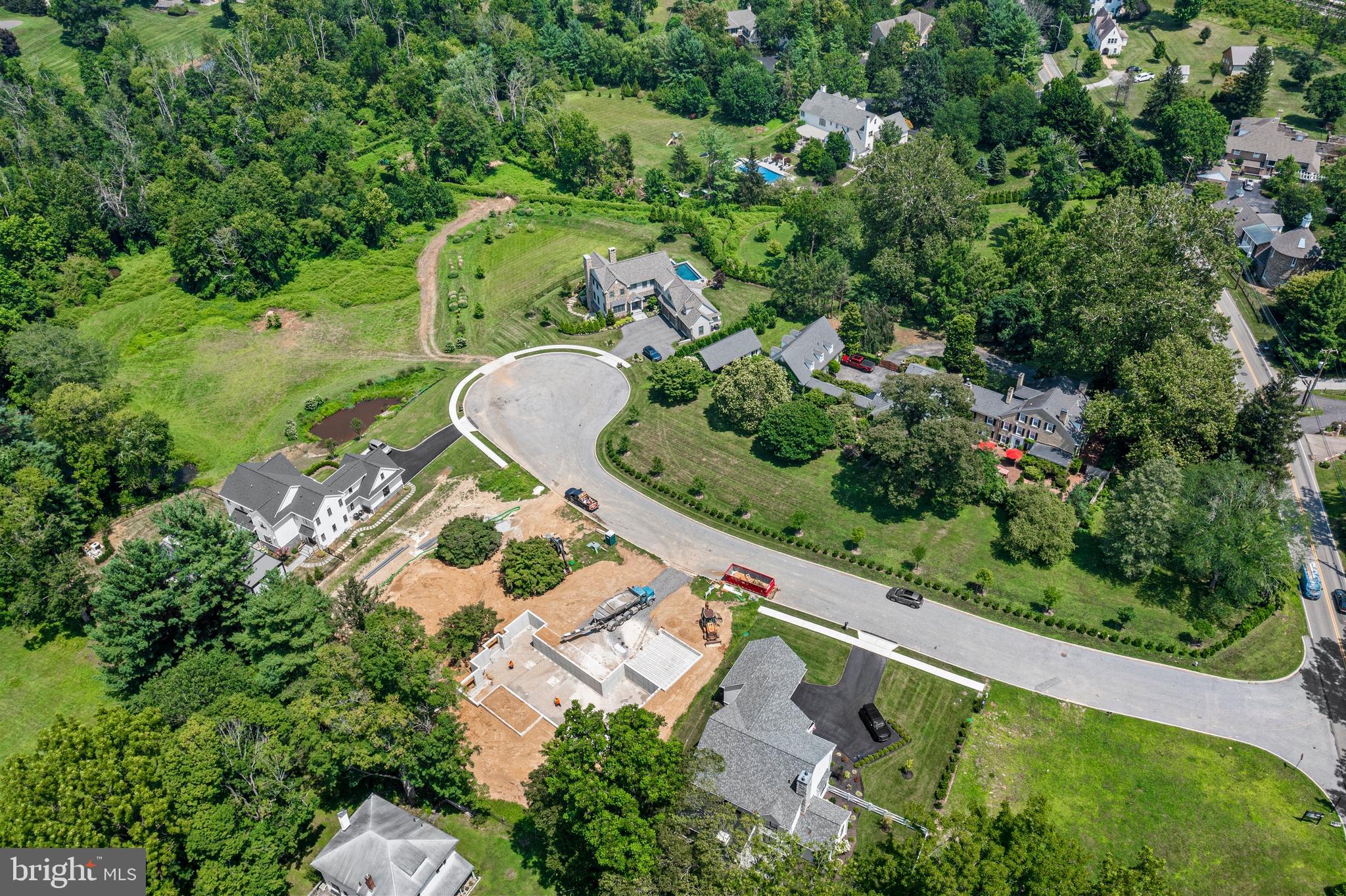 105 Privet Lane Wayne, PA 19087 - Photo 2 of 13 Aerial View
