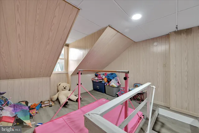 a view of a brick wall