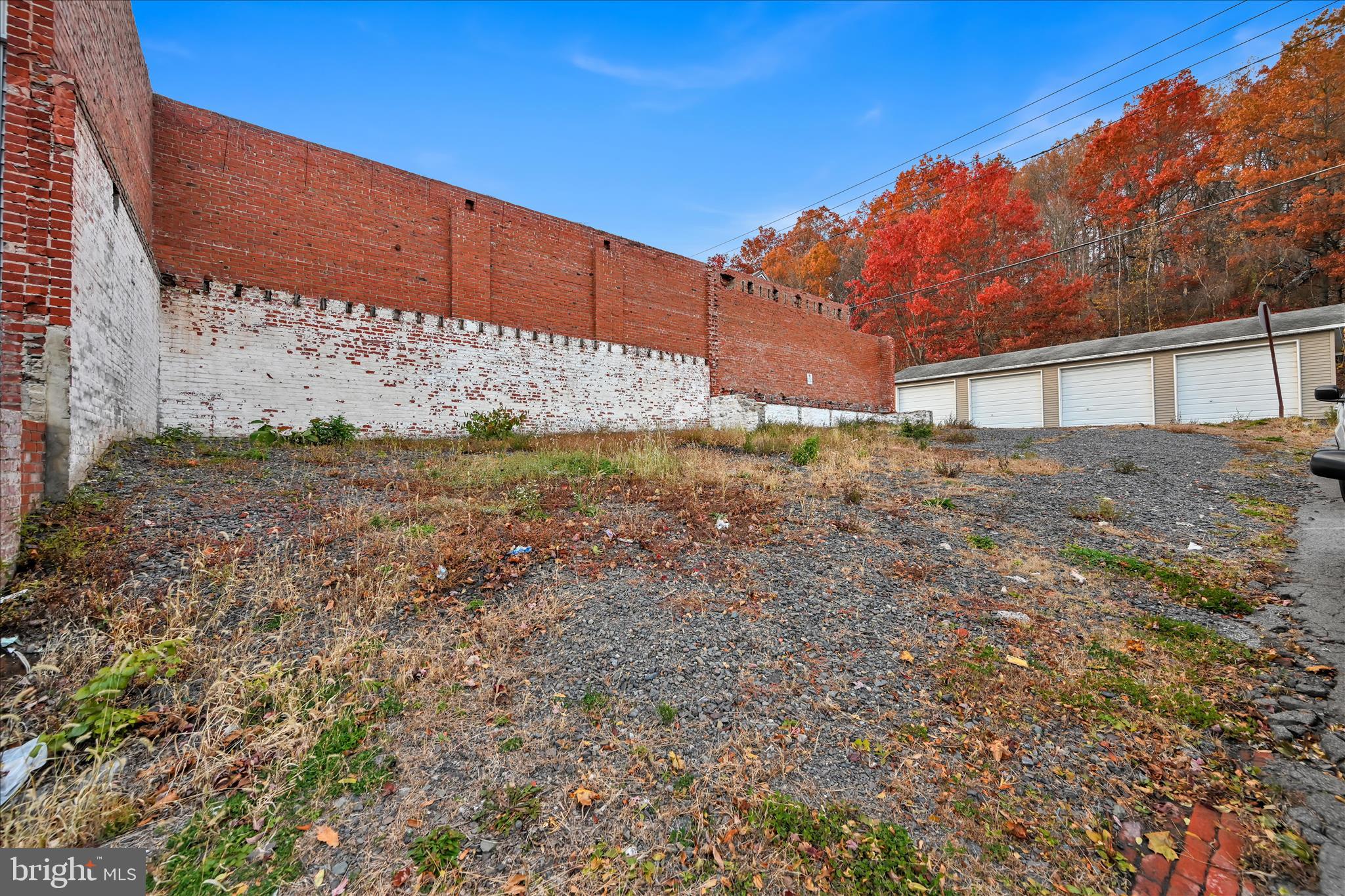 535 East Centre Street Mahanoy City, PA 17948 - Photo 22 of 26 a view of a yard with an tree and a wooden fence