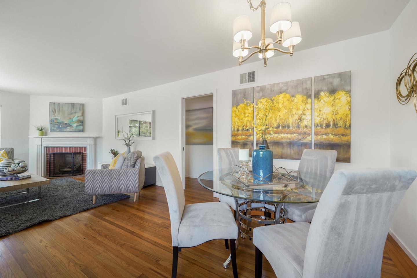 348 San Pablo Avenue Millbrae, CA 94030 - Photo 6 of 20 a view of a dining room with furniture window and wooden floor