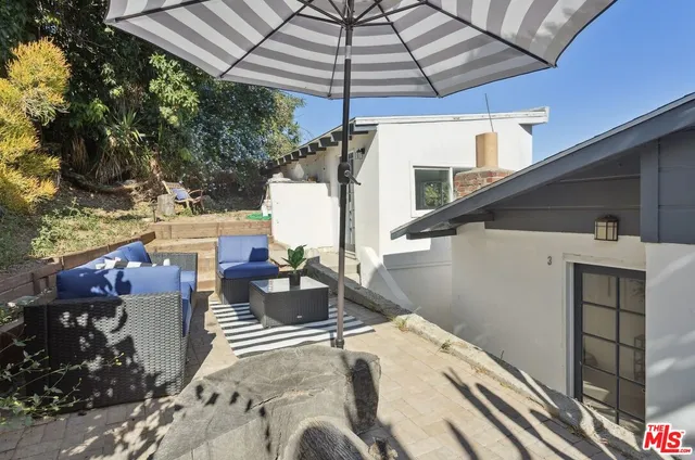 a view of balcony and patio