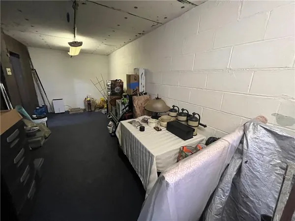 a backyard of a house
