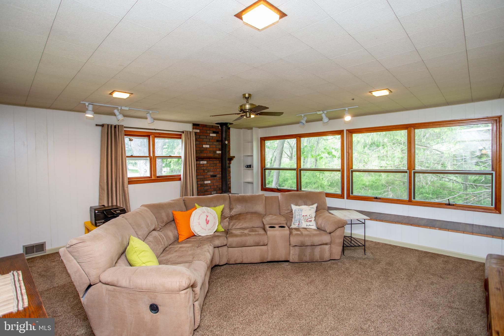 40 Union Road Clinton, NJ 08809 - Photo 14 of 41 The bright family room has a wood stove