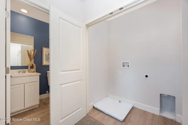 a view of an empty room