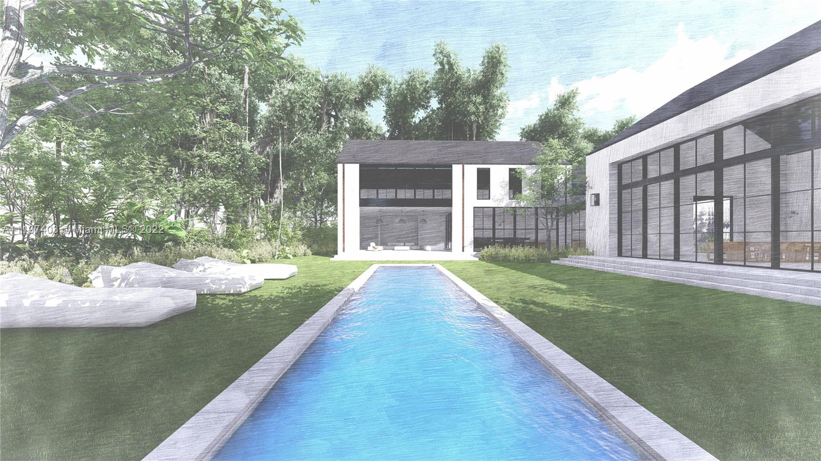 3190 Munroe Drive Miami, FL 33133 - Photo 4 of 5 a view of a house with backyard and porch