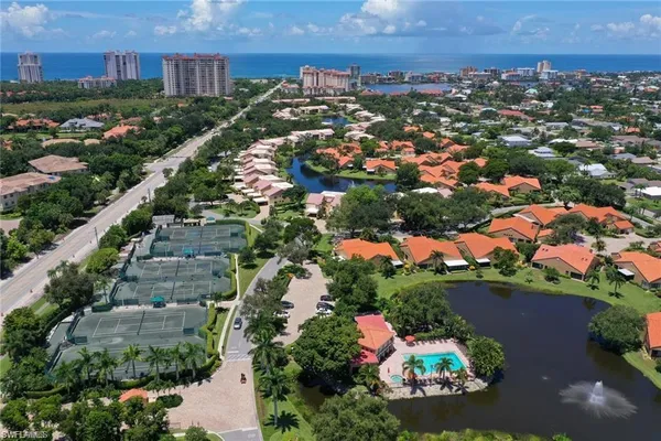 a view of a chairs in a patio
