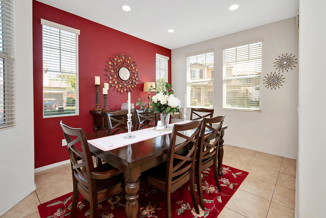 28938 Mirada Circulo Valencia, CA 91354 - Photo 6 of 56 a view of a dining room with furniture and a chandelier
