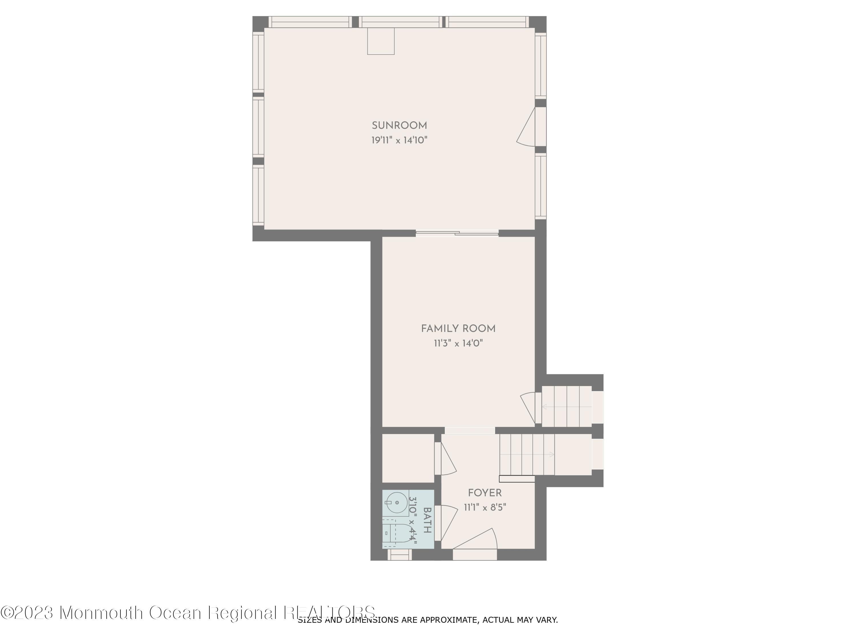 833 Poole Avenue Hazlet, NJ 07730 - Photo 25 of 30 2nd_floor_dimensions_833_poole_ave___haz