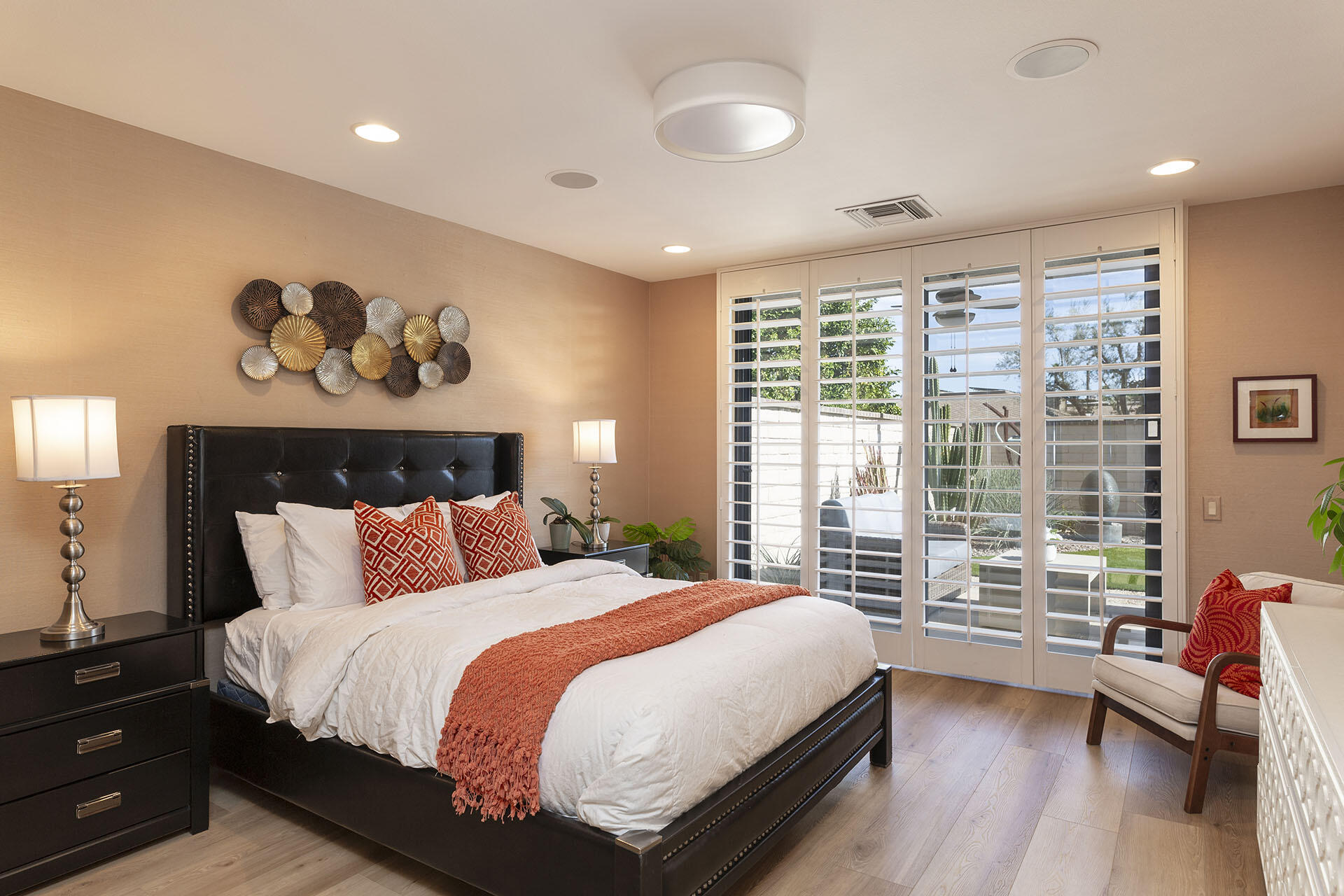 32 Colgate Drive Rancho Mirage, CA 92270 - Photo 39 of 51 a bedroom with a large bed and a large window