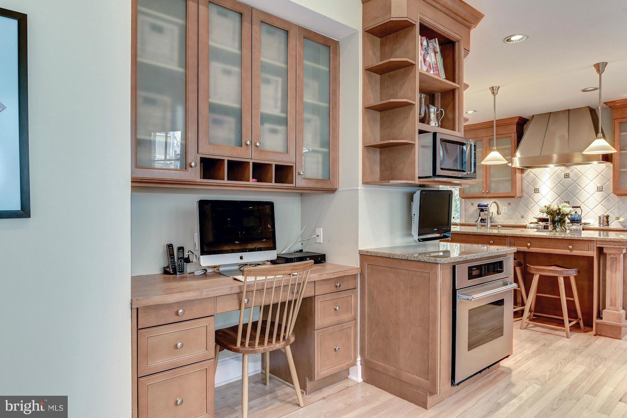 6816 Delaware Street Chevy Chase, MD 20815 - Photo 10 of 30 Built-in Desk Area