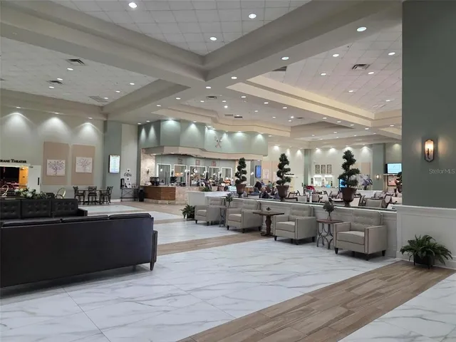 a view of outdoor space with seating