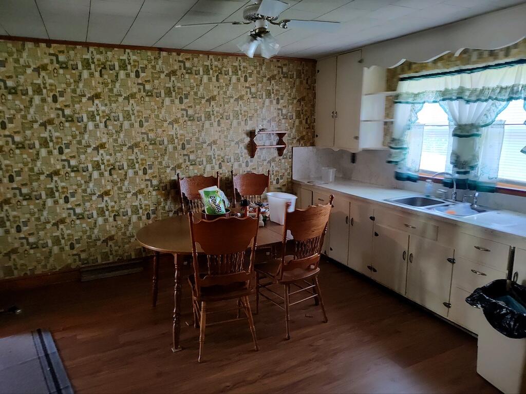 483 Laurel Branch Road Northwest Floyd, VA 24091 - Photo 10 of 19 a view of a dining room with furniture and wooden floor
