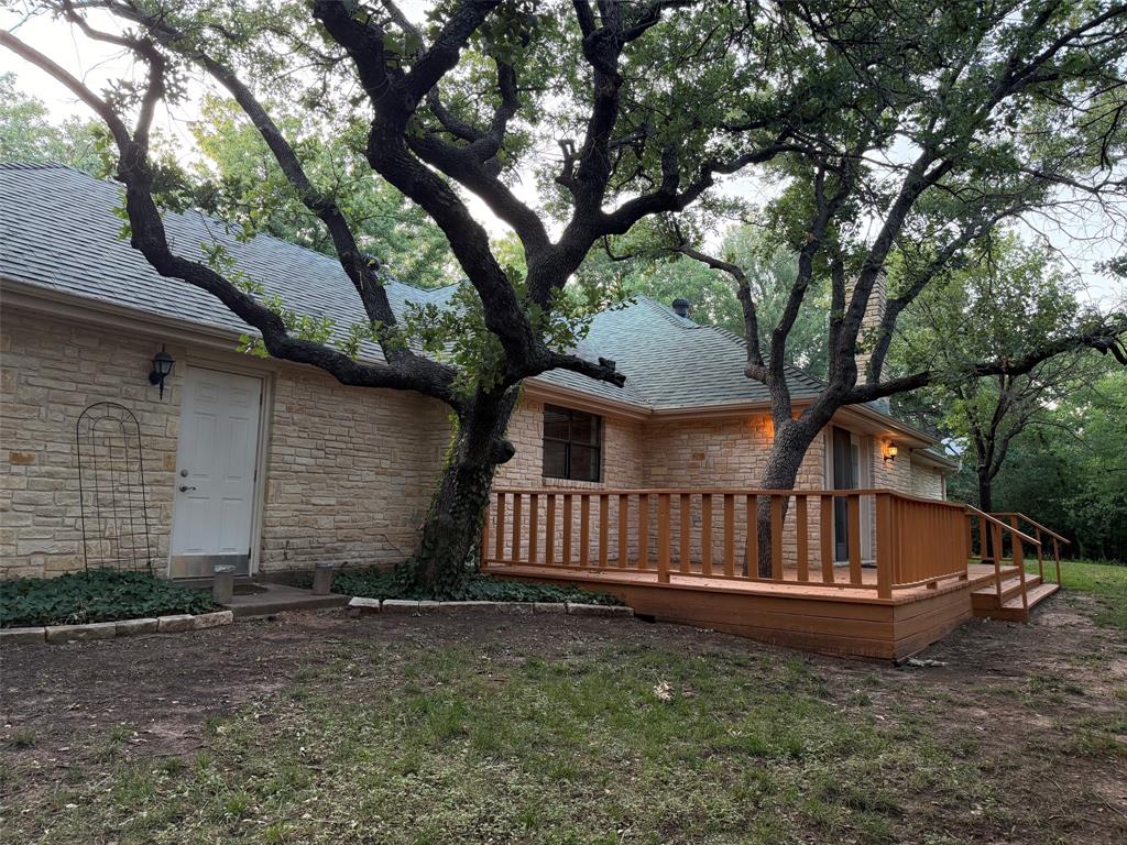 150 Timberidge Lake Road Graham, TX 76450 - Photo 15 of 25 a view of a house with a yard