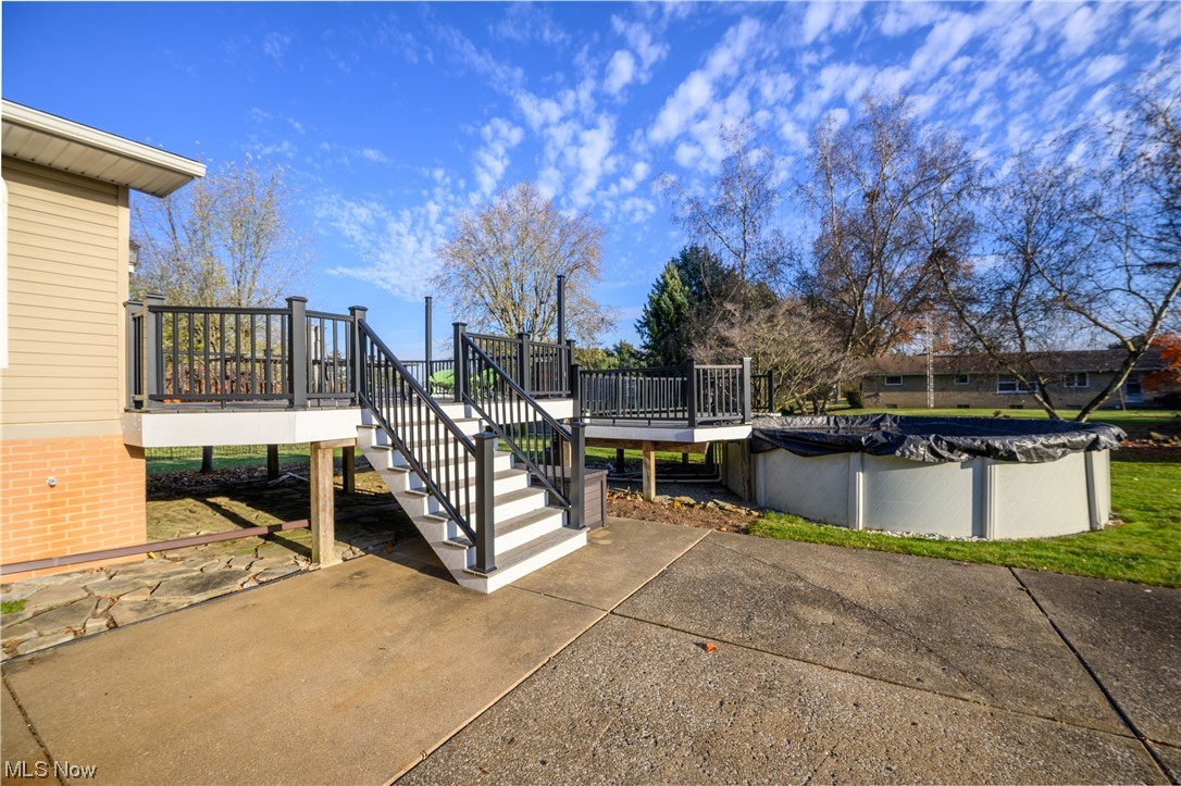 5304 Sibila Road Northwest Canton, OH 44718 - Photo 5 of 29 View of terrace with a pool side deck